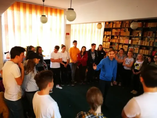 Proiectul cultural „Citește pentru a trăi” 5 atelier Stefan Huluba - Liceul Vulcanescu